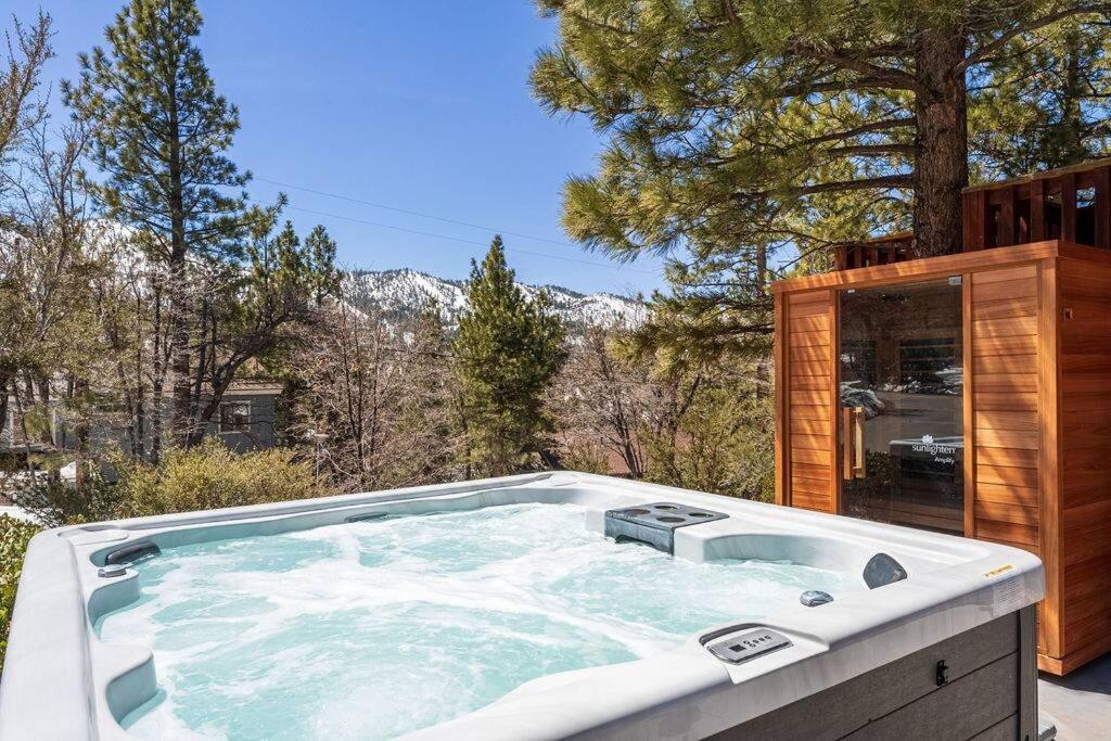 Koselig Cabin W Hot Tub, Fireplace & Central Ac Big Bear Lake Exterior foto